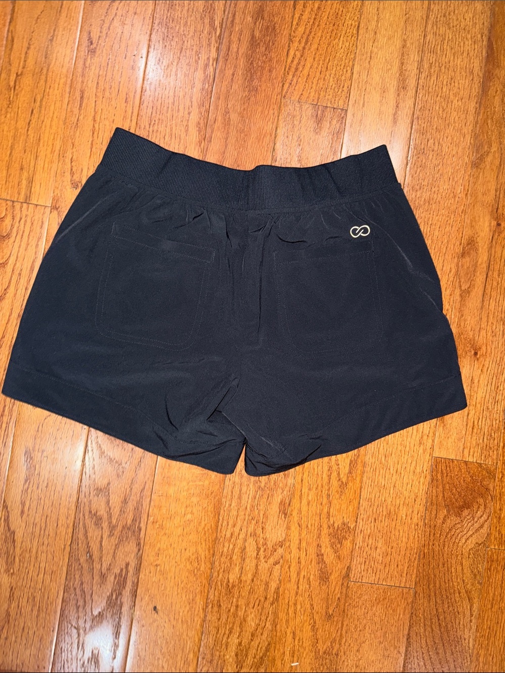 CALIA by Carrie Underwood Black Performance Shorts with Ribbed Waist
